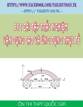 572 câu hỏi trắc nghiệm vận dụng cao và ứng dụng thực tế